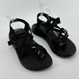 Chaco Sandals Women's 9 ZX2 Classic Double Strap Toe Loop Black Summer Beach